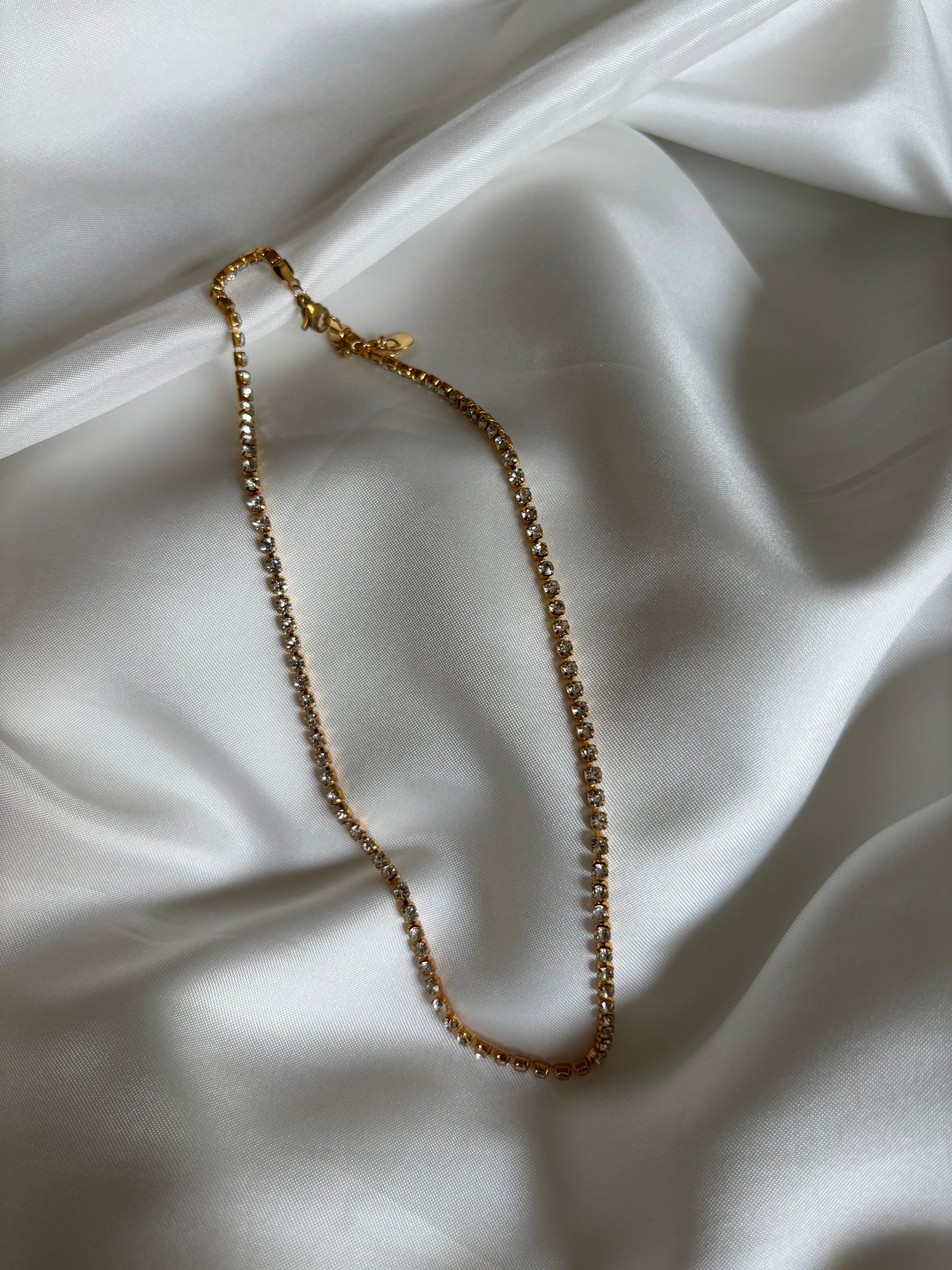 Collana Tennis Oro