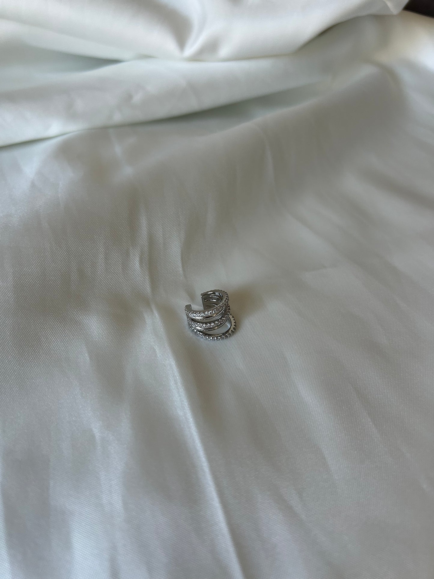 Earcuff Honey Argento