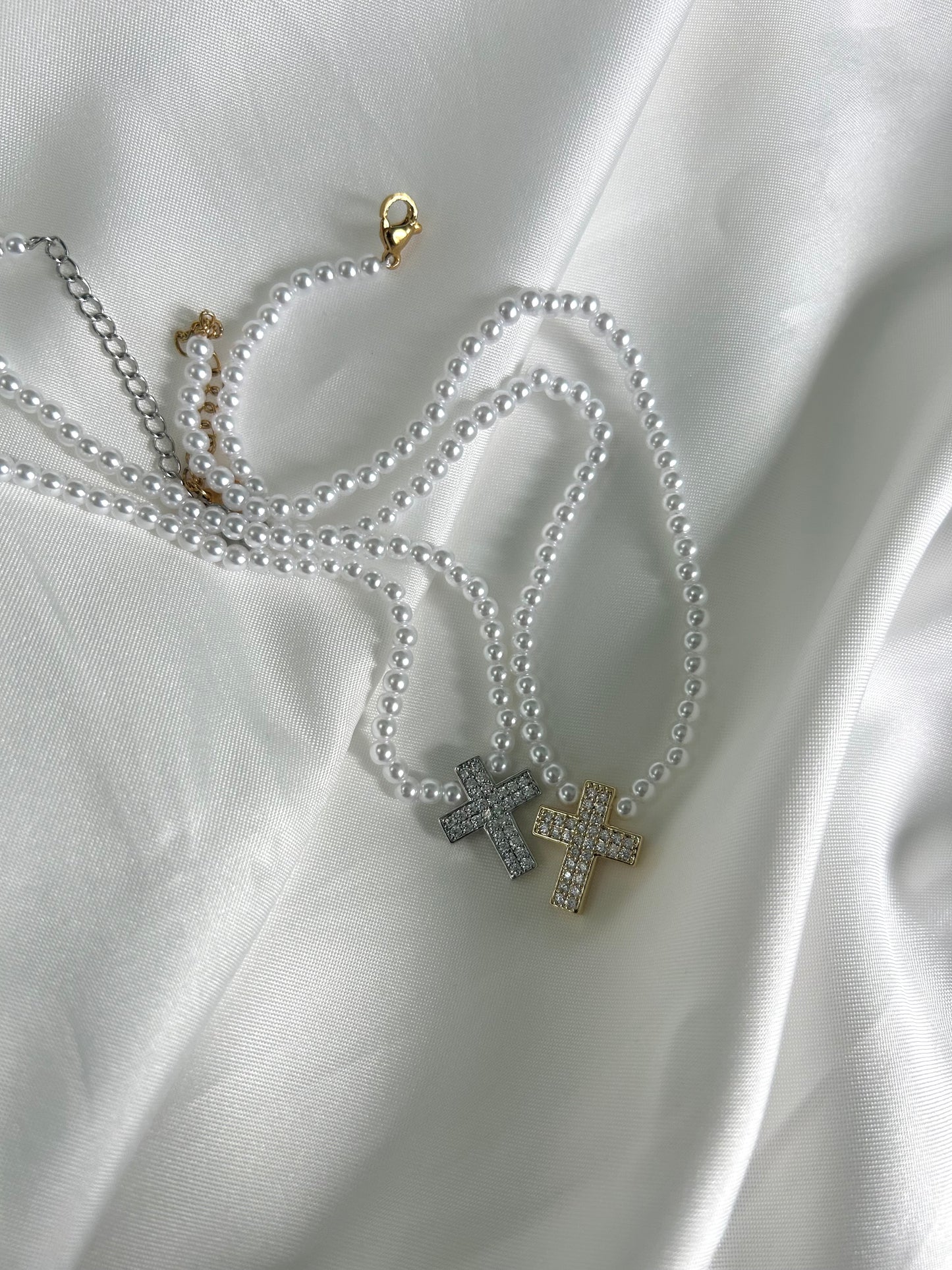 Collana Perline Argento