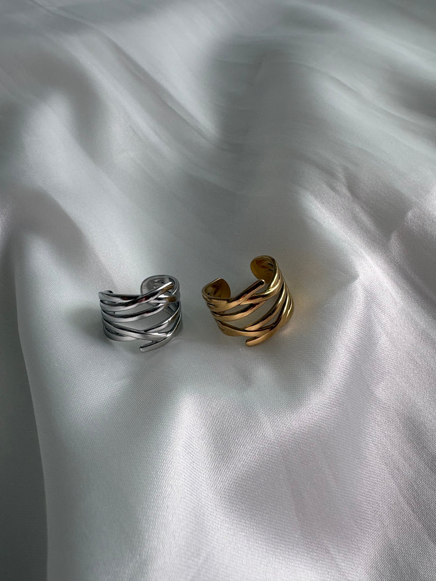Anello Avorio Argento