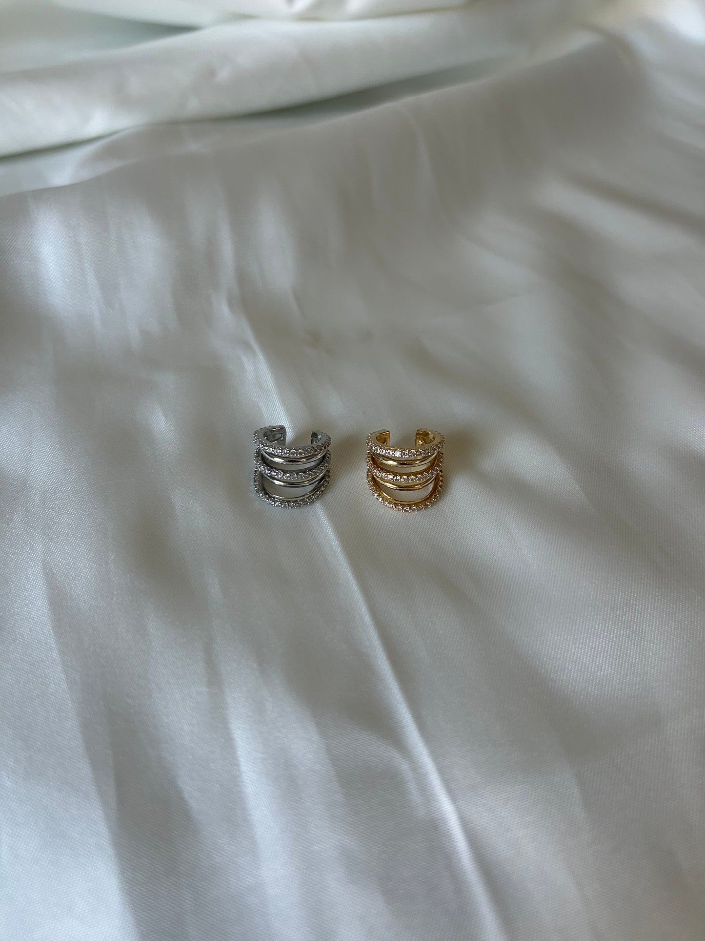 Earcuff Honey Argento