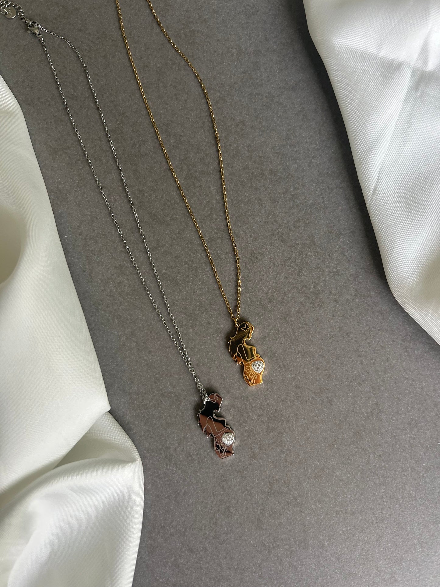 Collana Mom To Be Argento