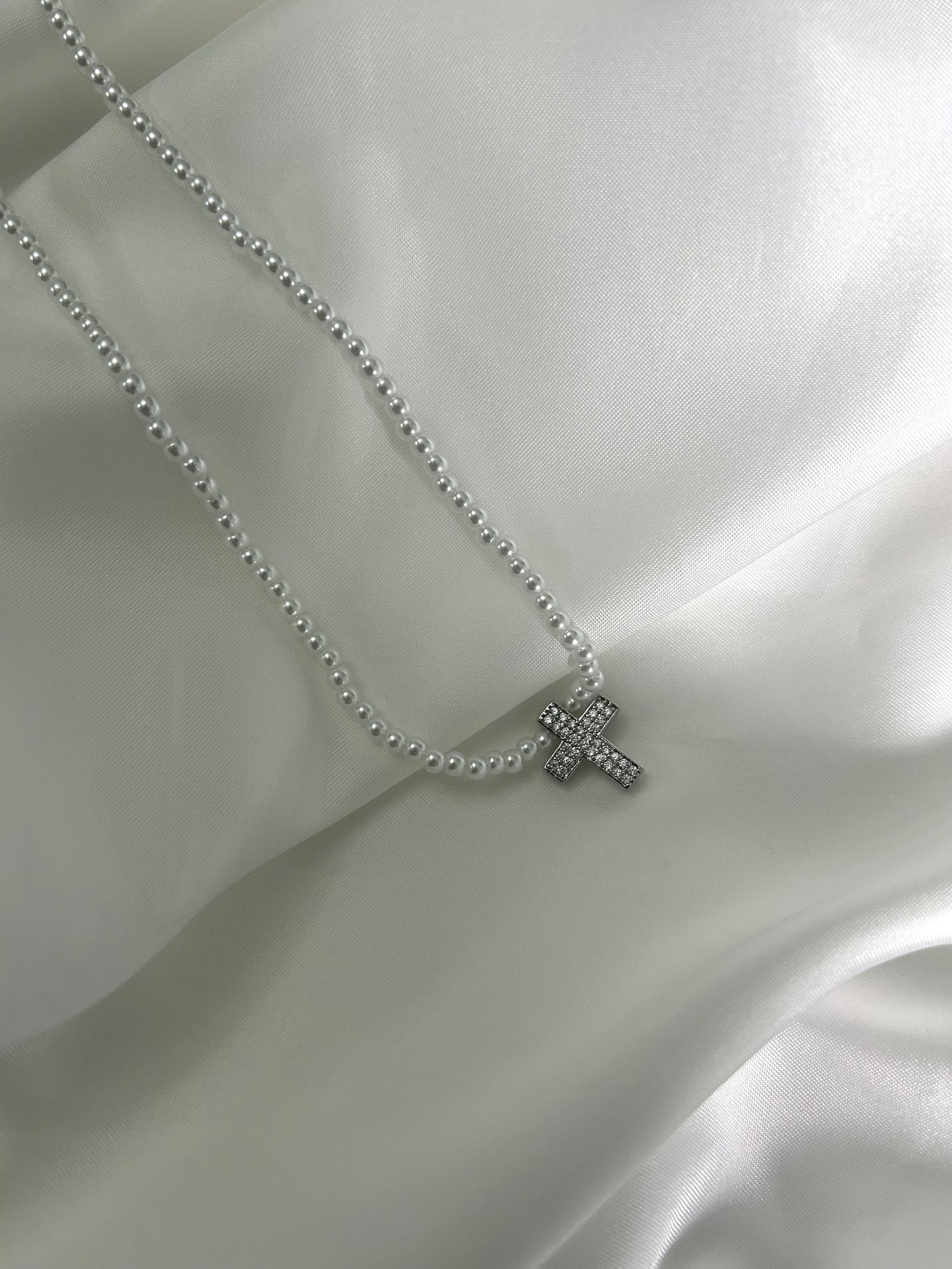 Collana Perline Argento
