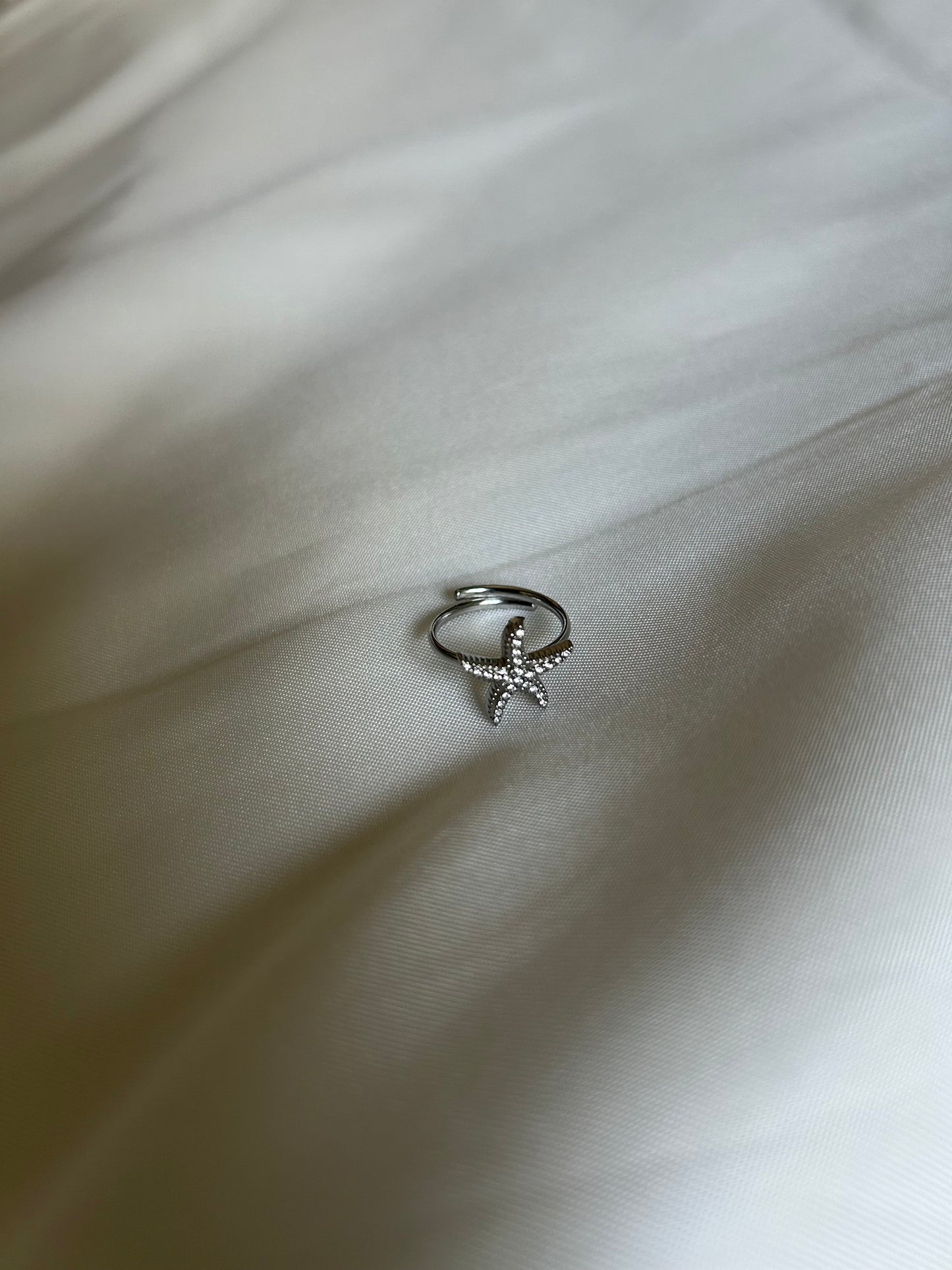 Anello da Piede Stella Marina Argento