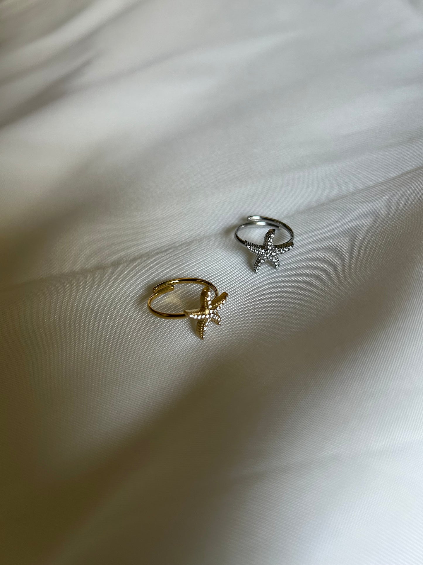 Anello da Piede Stella Marina Argento
