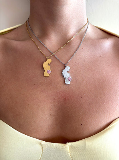Collana MammaGirl Argento