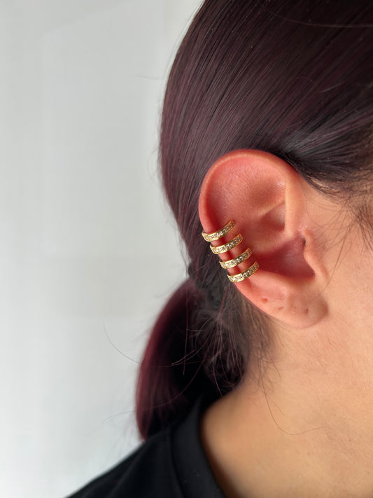 Earcuff Rubinia Oro