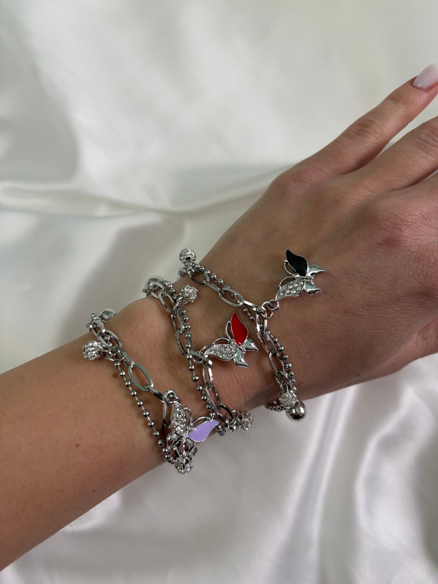 Bracciale Butterfly Argento