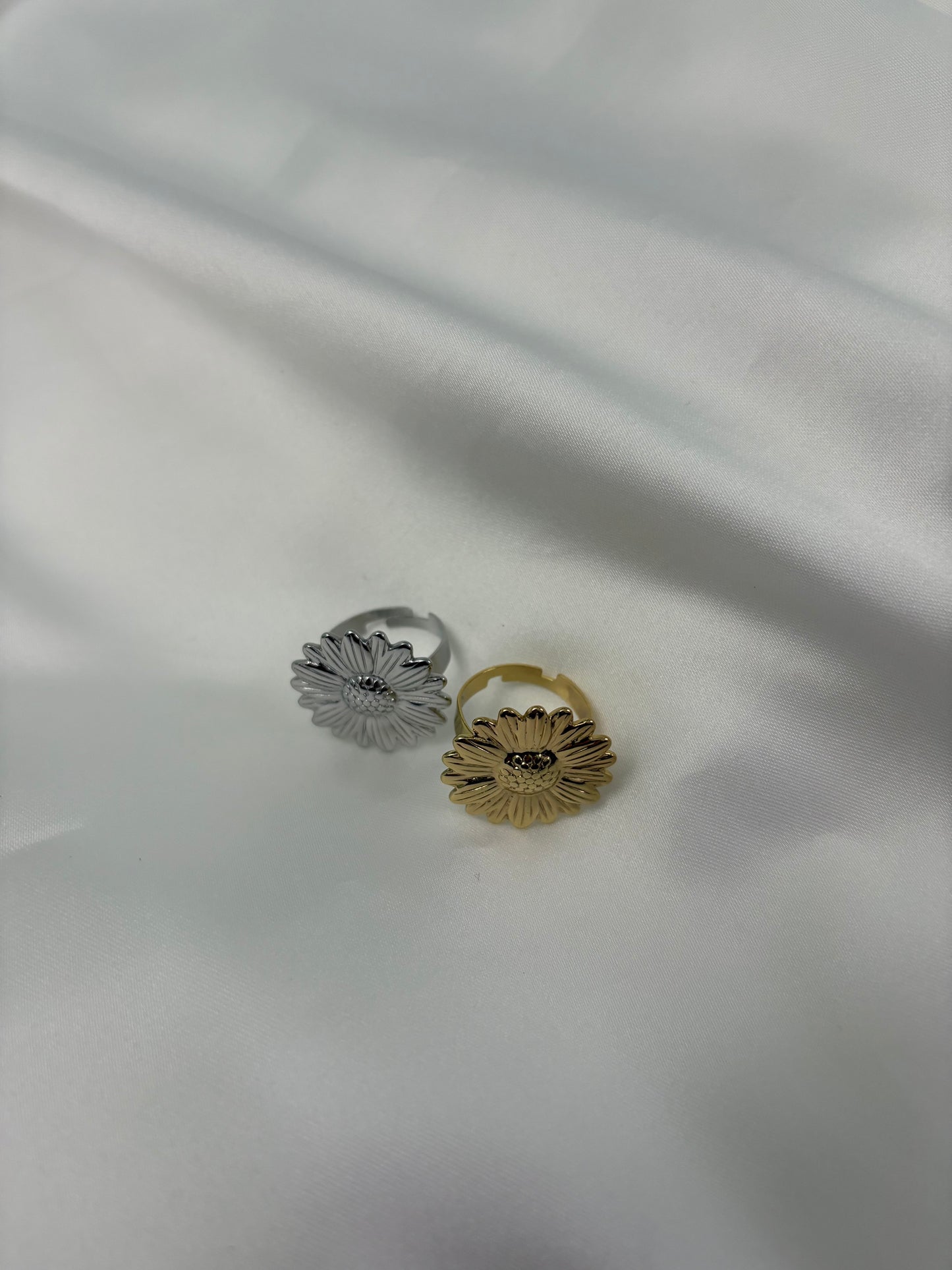 Anello Girasole Argento