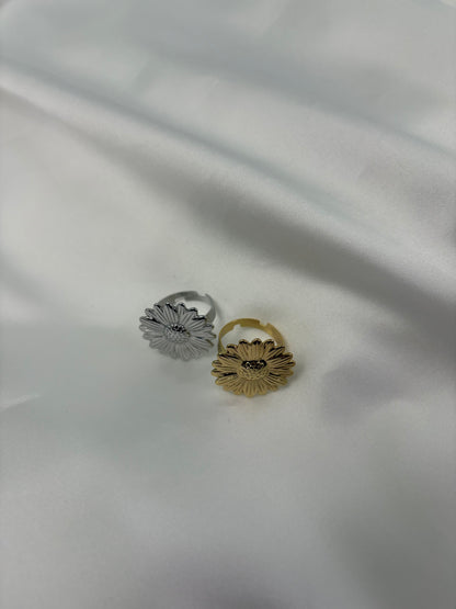 Anello Girasole Argento