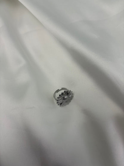 Anello Girasole Argento