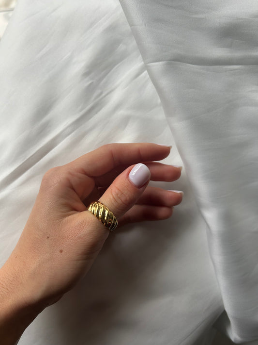 Anello da Pollice Ambra Oro