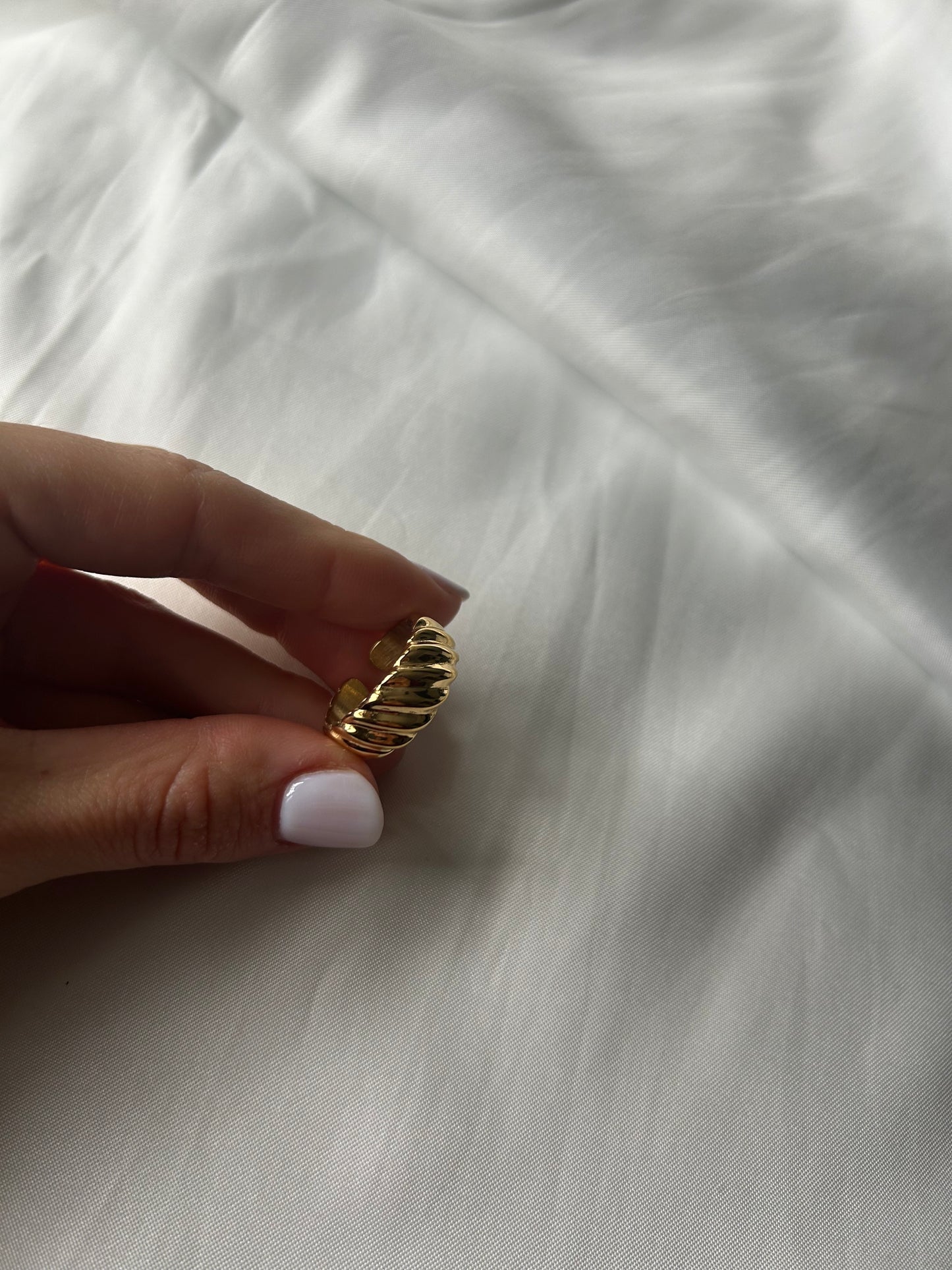Anello da Pollice Ambra Oro