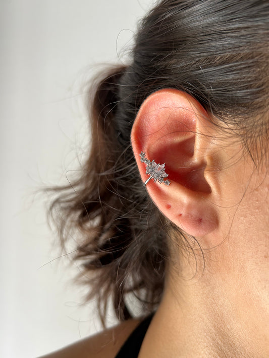 Earcuff Vento Argento