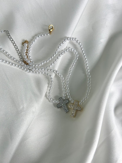 Collana Perline Argento