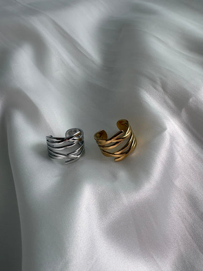 Anello Avorio Argento