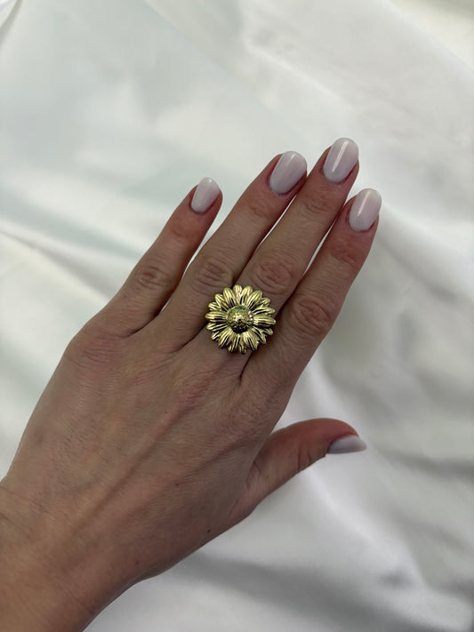 Anello Girasole Oro