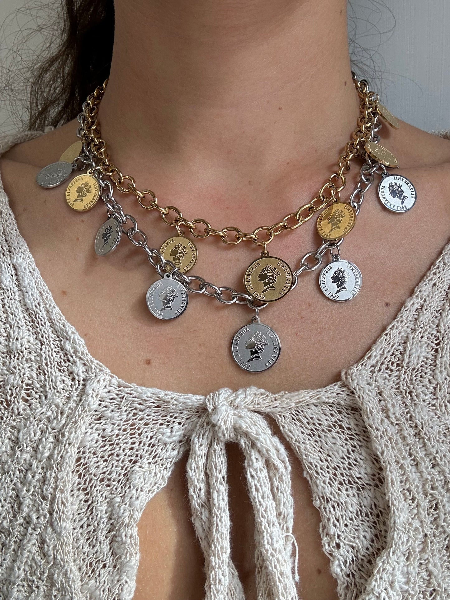 Collana Moneta Oro