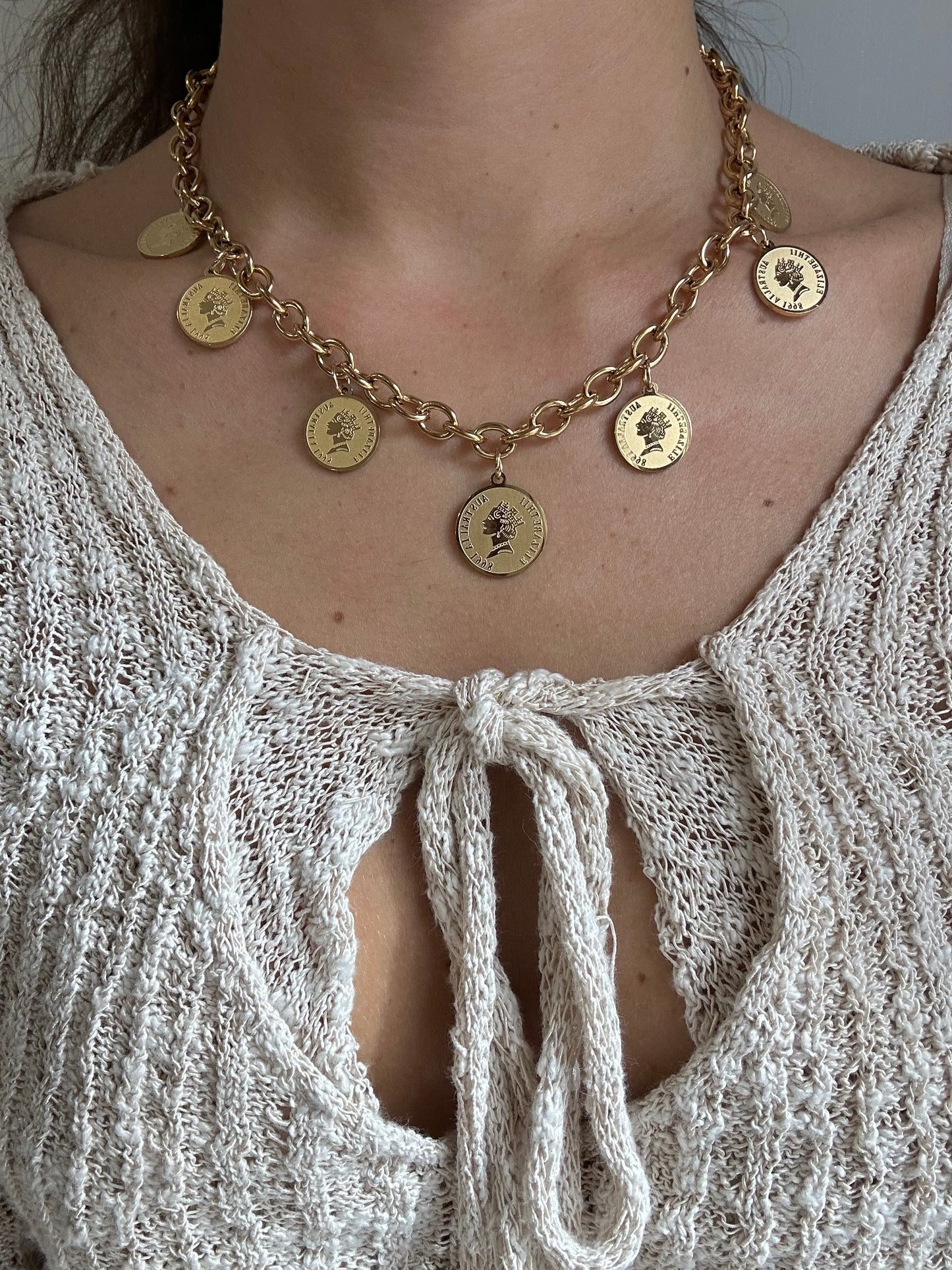 Collana Moneta Oro