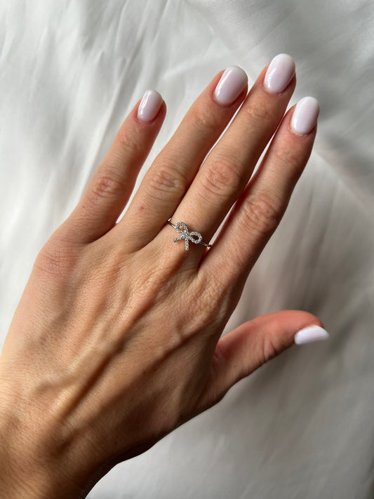 Anello Fiocchetto Argento