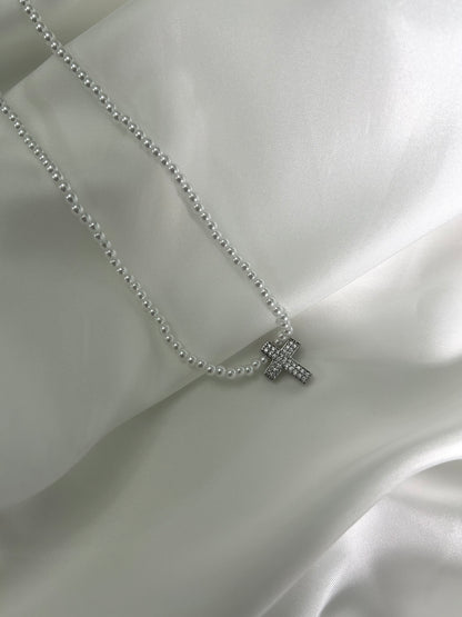 Collana Perline Argento