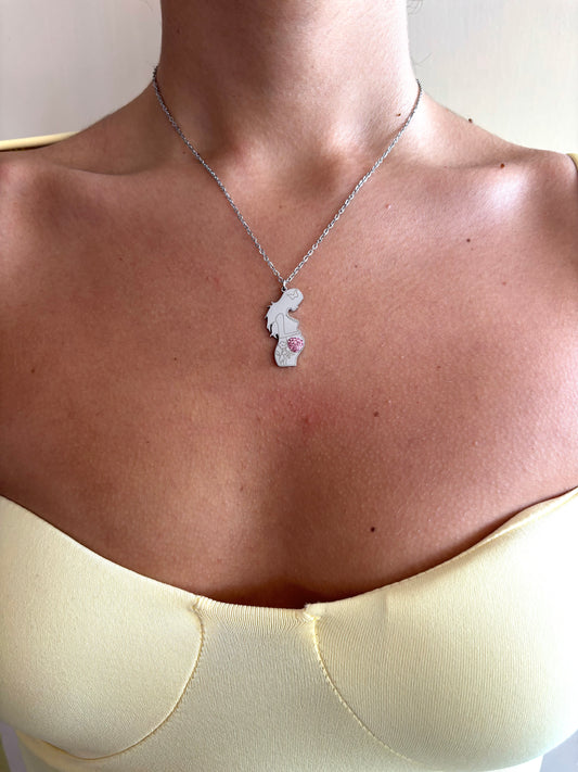 Collana MammaGirl Argento