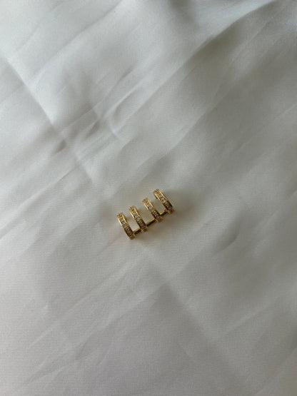 Earcuff Rubinia Oro