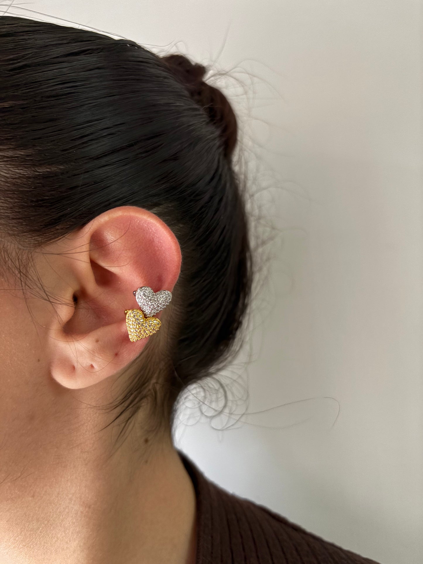 Earcuff Cuorgelo Argento